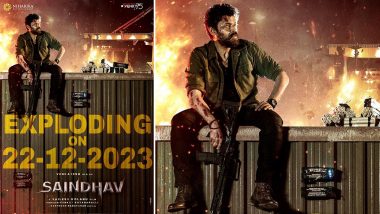 Saindhav: Daggubati Venkatesh and Nawazuddin Siddiqui’s Film to Release on Dec 22, 2023 (View Poster)